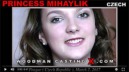 A Czech girl, Princess Mihaylik has an audition with Pierre Woodman.