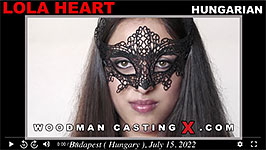 A hungarian girl, Lola Heart has an audition with Pierre Woodman.
