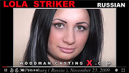 A Russian girl, Lola Striker has an audition with Pierre Woodman.