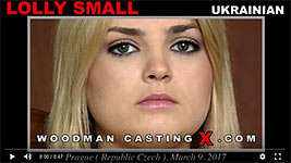 Cute faced Ukrainian beauty Lolly Small in Woodman's casting video