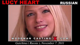 Russian porn model Lucy Heart in Woodman's sex casting action