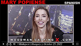 A Spanish girl, Mary Popiense has an audition with Pierre Woodman.