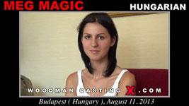A hungarian girl, Meg Magic has an audition with Pierre Woodman.