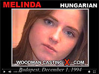 A hungarian girl, Melinda has an audition with Pierre Woodman.