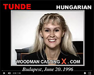 A hungarian girl, Mercedes Brown has an audition with Pierre Woodman.