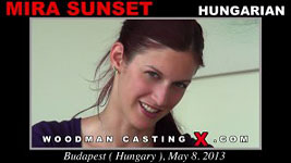 Europornstar Mira Sunset in Woodman's anal casting