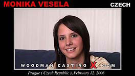 A Czech girl, Monika Vesela has an audition with Pierre Woodman.