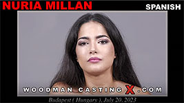 A Spanish girl, Nuria Millan has an audition with Pierre Woodman.