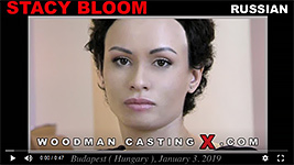 A russian girl, Stacy Bloom has an audition with Pierre Woodman. 