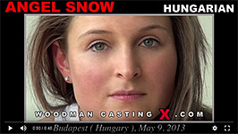 A hungarian girl, Angel Snow has an audition with Pierre Woodman.