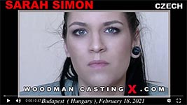 A Czech girl, Sarah Simons has an audition with Pierre Woodman.