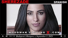 A Spanish girl, Sherezade Lapiedra has an audition with Pierre Woodman.
