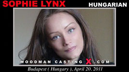 Sophie Lynx in Woodman's sex casting video