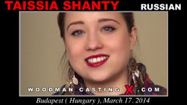 Russian porn model Taissia Shanti in Woodman's sex casting action