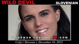 A Slovenian girl, Wild Devil has an audition with Pierre Woodman.