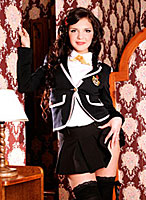Cosette Ibarra in college uniform